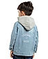 BOYS FULL SLEEVE DENIM JACKET WITH HOOD