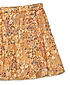 GIRLS CRUSHED COTTON SLIM FIT MIDI SKIRT