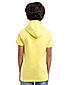 BOYS HOODED HALF SLEEVE T SHIRT WITH PRINT ON CHEST