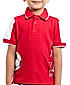 BOYS PIQUE SOLID POLO T SHIRT