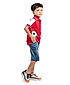 BOYS PIQUE SOLID POLO T SHIRT