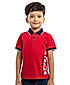 BOYS PIQUE SOLID POLO T SHIRT