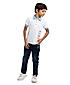 BOYS PIQUE SOLID POLO T SHIRT