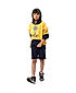 BOYS FULL SLEEVE HOODED SWEAT SHIRT WITH PRINT ON CHEST