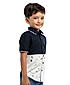 BOYS HALF PRINTED HALFSLEEVE SHIRT WITH CUT N SEW STYLING