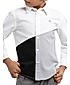 COTTON OXFORD FULL SLEEVE SHIRT WITH CUT N SEW STYLING