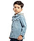 BOYS FULL SLEEVE DENIM JACKET WITH HOOD