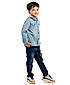 BOYS FULL SLEEVE DENIM JACKET WITH HOOD