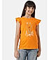 GIRLS SLEEVELESS TOP WITH PRINT ON CHEST