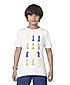 PRINTED BOYS ROUND NECK T SHIRT