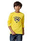 PRINTED BOYS ROUND NECK T SHIRT