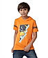 BOYS ROUND NECK T SHIRT WITH HOOD