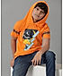 BOYS ROUND NECK T SHIRT WITH HOOD