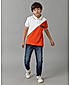 BOYS CUT N SEW POLO NECK T SHIRT