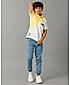 BOYS CUT N SEW POLO NECK T SHIRT