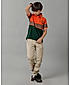 BOYS CUT N SEW POLO NECK T SHIRT