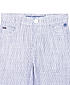 BOYS COTTON STRIPES FOLDED HEM PANT