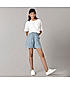 Girls Chambray Pull On Hot Shorts