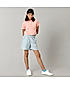 Girls Chambray Pull On Hot Shorts