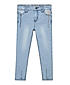 GIRLS TAPPER FIT MILD WASH DENIM PANT