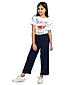 GIRLS FIT AND FLARE WITH ADJUST WAIST BAND 3/4TH PANT