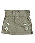 GIRLS PAPER BAG WAIST BAND EMBROIDER SKIRT