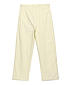 GIRLS COTTON DOBBY PAPER-BAG WAIST TROUSER WITH POCKET EMBROIDERY DETAILS