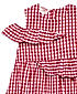 GIRLS COTTON CHECKS FRILLED DRESS