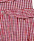 GIRLS COTTON CHECKS FRILLED DRESS