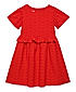 GIRLS HAKOBA RUFFLE SLEEVES GATHER DRESS