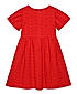 GIRLS HAKOBA RUFFLE SLEEVES GATHER DRESS