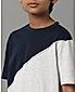 Boys Cotton Musical Print Contrast Cut N Sew Round Neck Half Sleeve T shirt