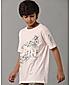 Boys Cotton Printed Round Neck Half Sleeve T shirt