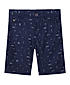 BOYS PRINTED POPLIN SLIM FIT SHORTS