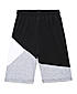 BOYS KNITTED ELASTIC WAISTBAND COLOR BLOCKED SHORTS