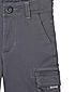 BOYS SOLID COTTON TWILL CARGO SHORTS