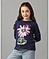 Girls Navy Blue T-Shirts