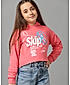 Girls Pink Sweat Shirts