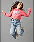 Girls Pink Sweat Shirts