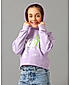 Girls Purple Sweat Shirts