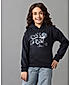 Girls True Navy Sweat Shirts