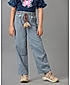 Girls Blue Stripes Trousers