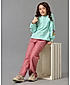 Girls Red Stripes Trousers