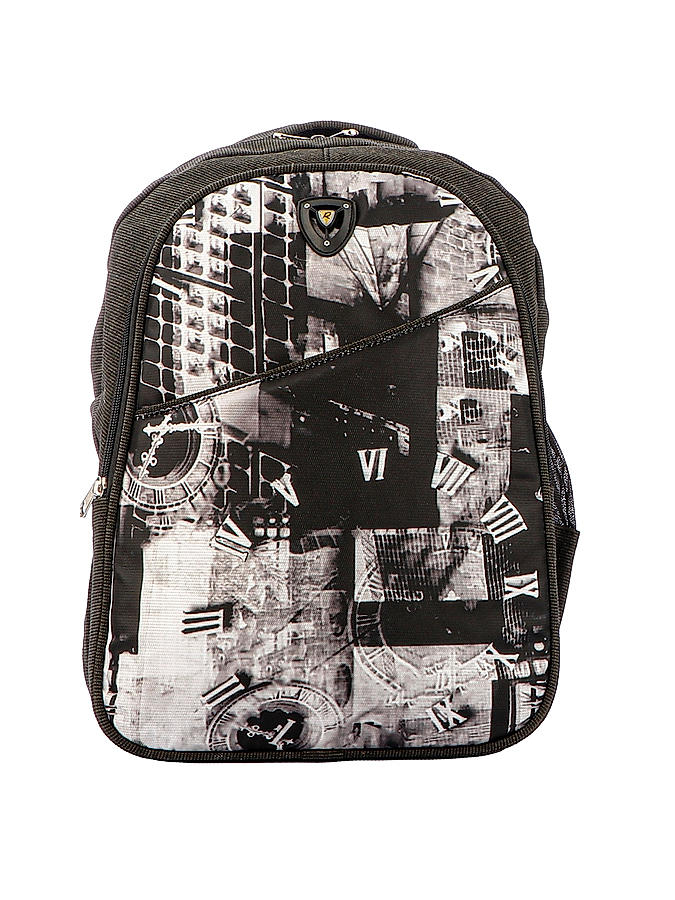 Raman Canvy 24L Black Casual Canvas Backpack