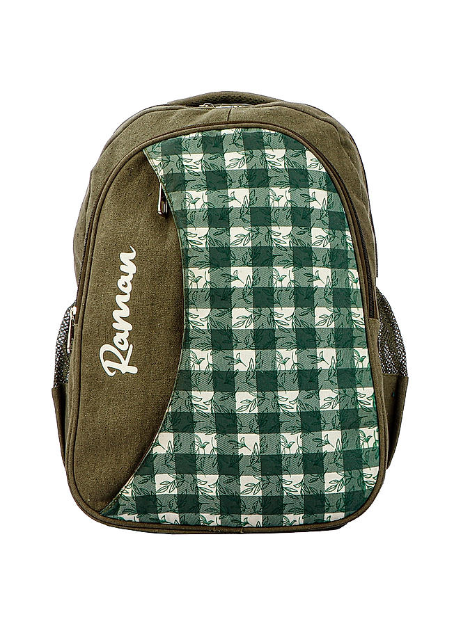 Raman Canvy 29L Mehandi Casual Canvas Backpack