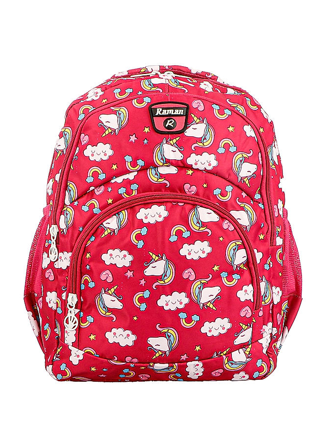 Raman Kido 26L Pink Kids School Backpack 