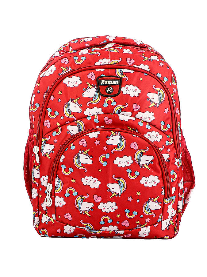 Raman Kido 26L Red Kids School Backpack 