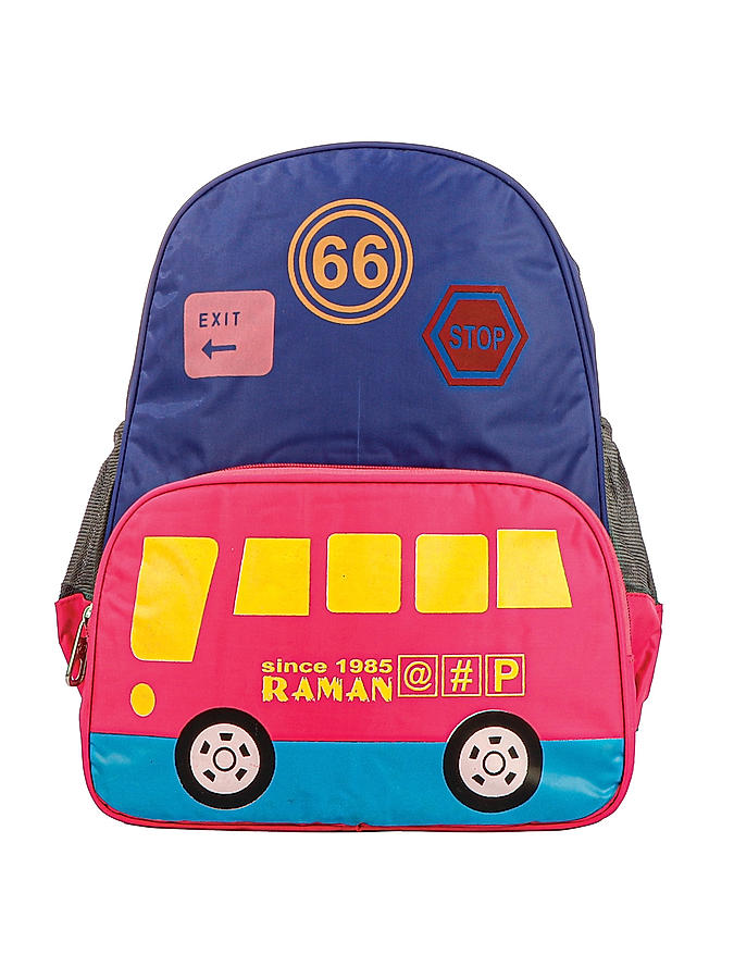 Raman Kido 21L Royal Blue Kids School Backpack 