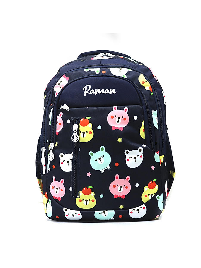 Raman Kido 27L Navy Blue Kids School Backpack 