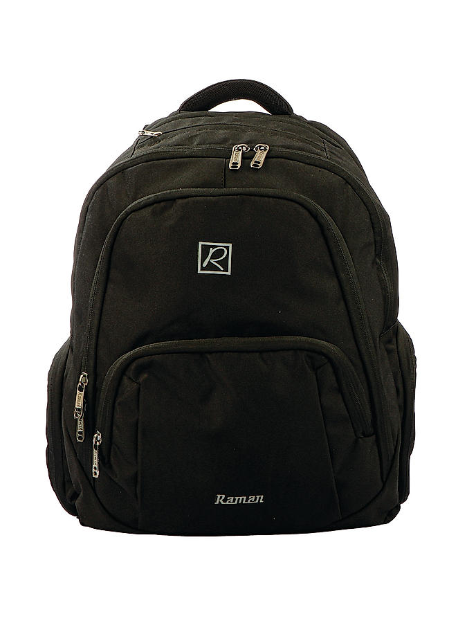 Raman Lappy 55L Black Laptop Backpack